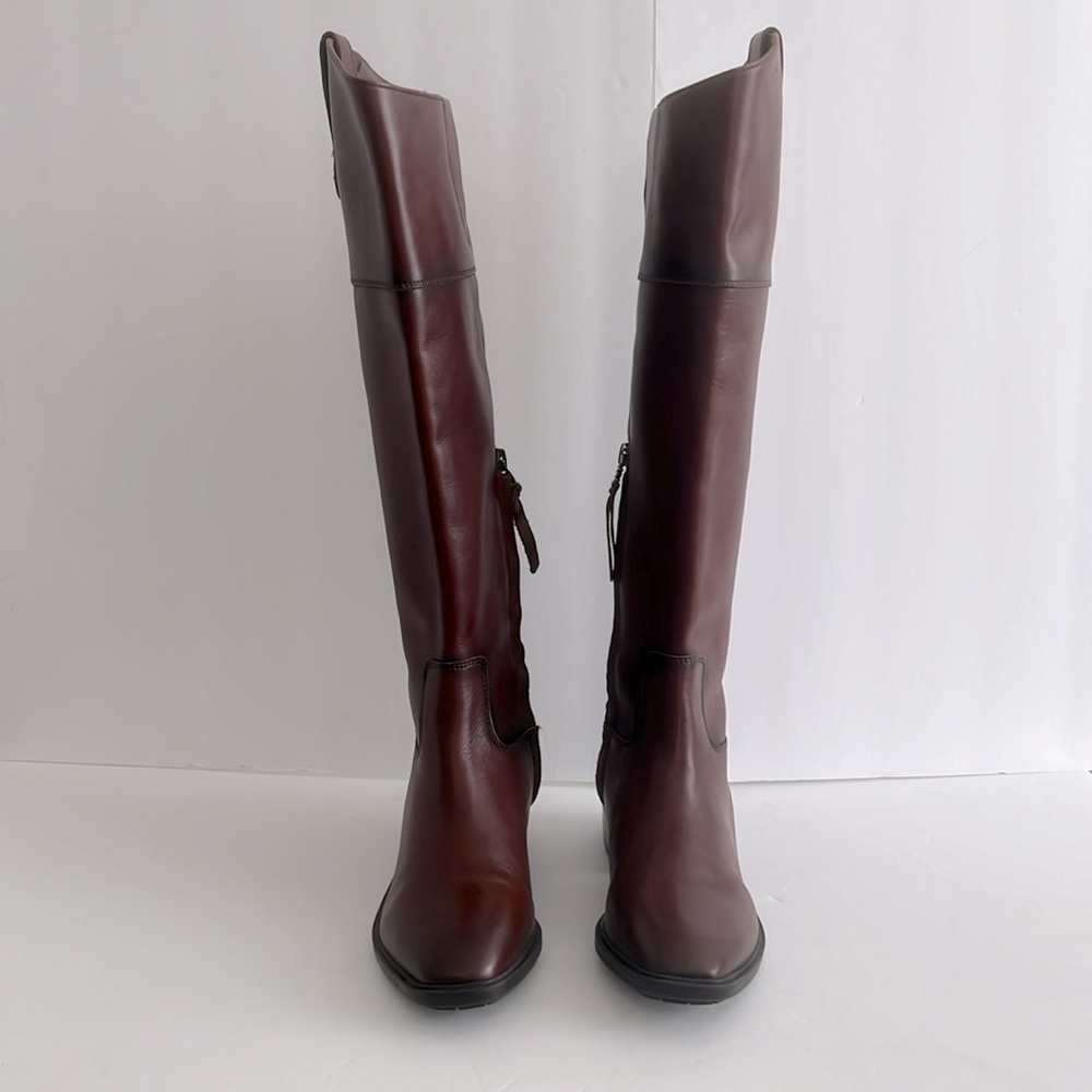 SAM EDELMAN $250 Women Drina Brown Leather Tall Riding Boots Shoes Size 5.5M NWT - Picture 7 of 8